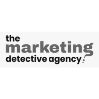 The marketing detective agency logo