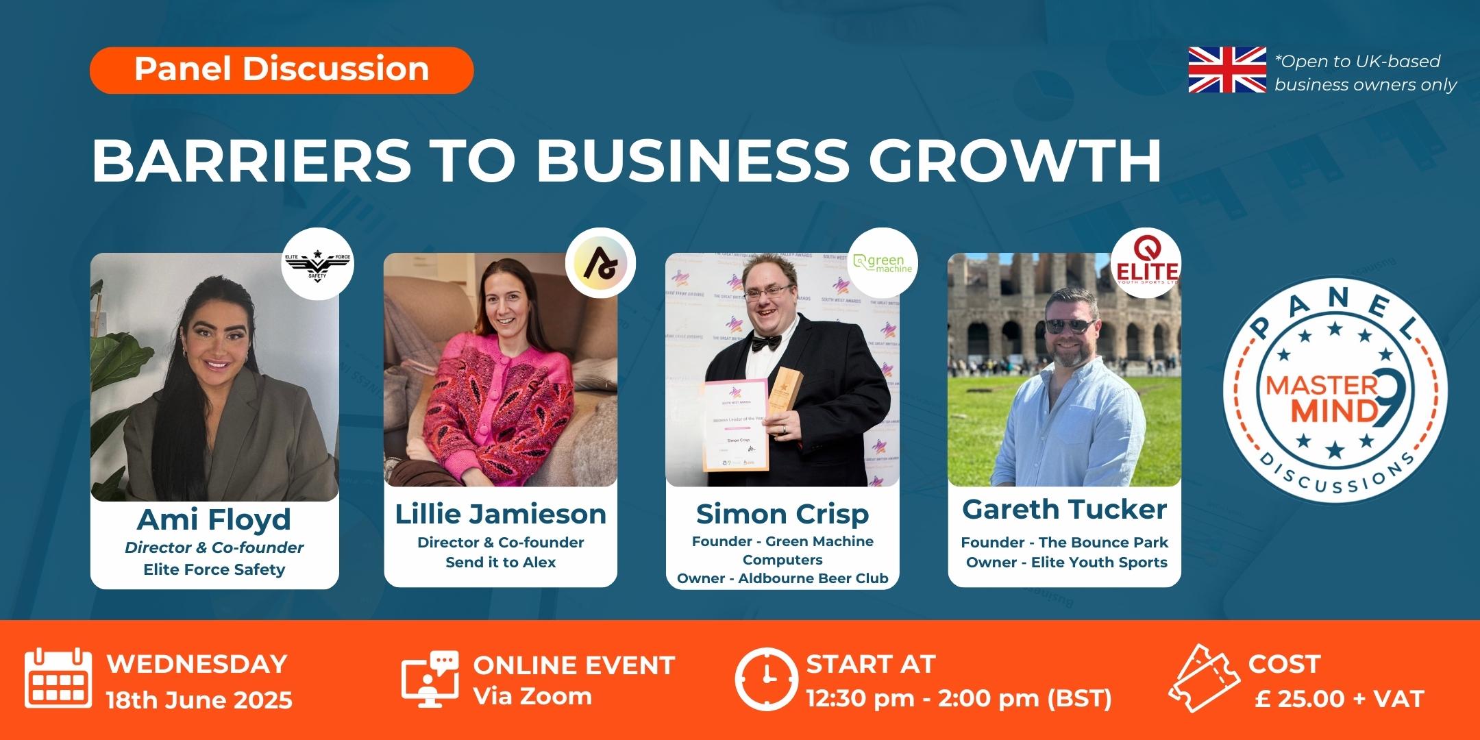 Mastermind9 Panel Discussion: Barriers to Business Growth